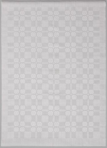 Pellen: twill with diamond pattern and floral motif. Mark: BS 48.