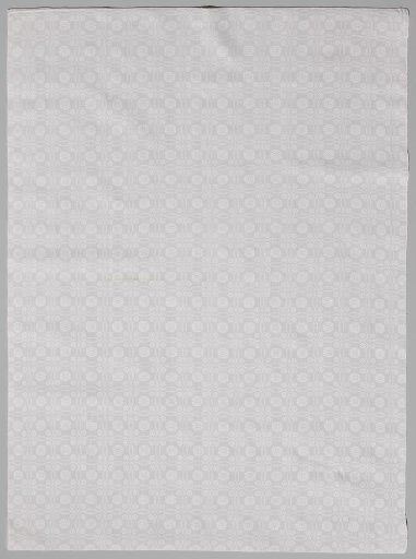 Napkin with pelican pattern, marked CH 33