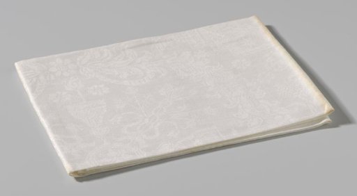 Tablecloth with stylized pattern of a wreath and 'boteh's