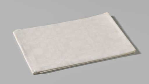 Linen napkin with pelican pattern