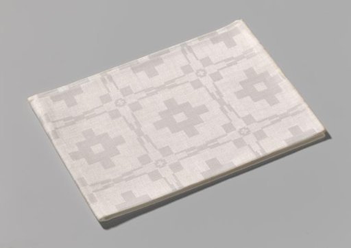 Linen Napkin with Tile Pattern