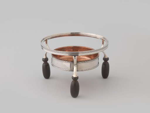 Table warmer, round, with file edges
