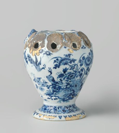 Lower vase of a flower holder