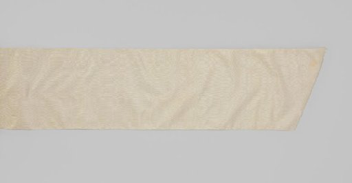 Belt ribbon of lime-green moiré silk