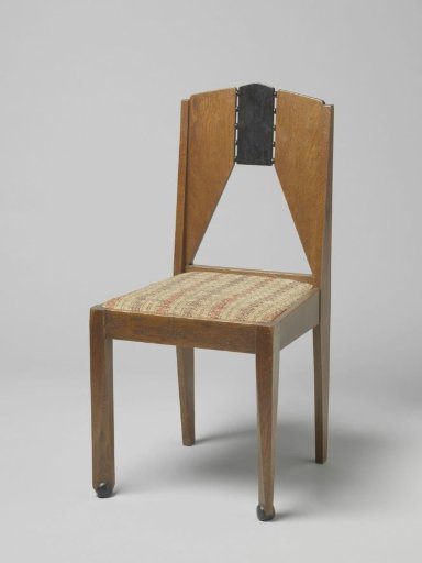 Chair with a trapezoidal open space in the backrest