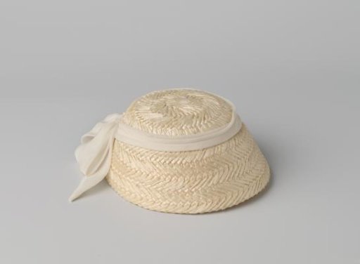 Bell of woven white plastic