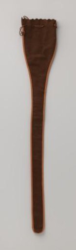 Case of brown cloth
