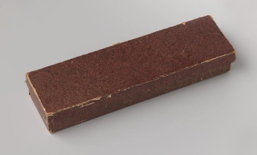 Box of Aubergine and Black-Spotted Paper