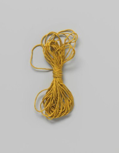 Length of yellow silk cord