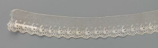 Strip of bobbin lace with bows