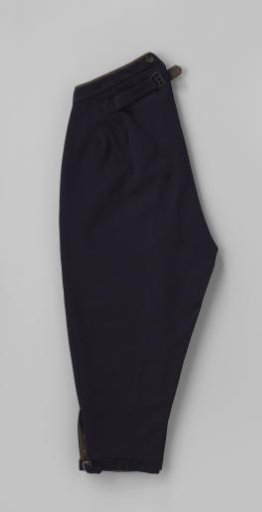 Koetsiersbroek van blauw laken