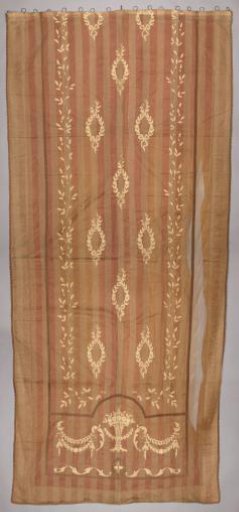 Cotton Tulle Vitrage with Tambour Work