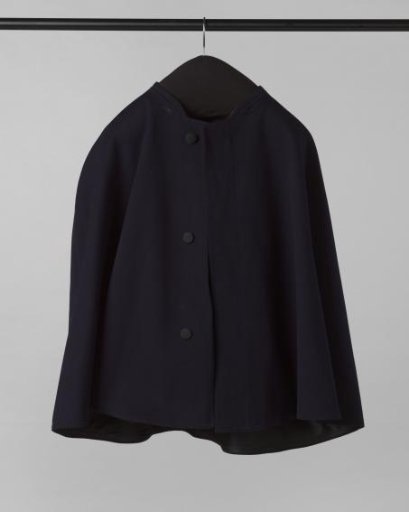 Cape or pelerine of dark blue woolen cloth
