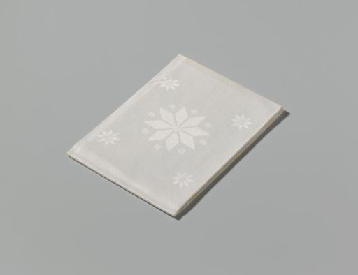 Linen Damask Napkin with Stars