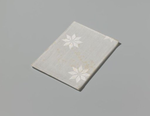 Napkin from a linnendamast with stars