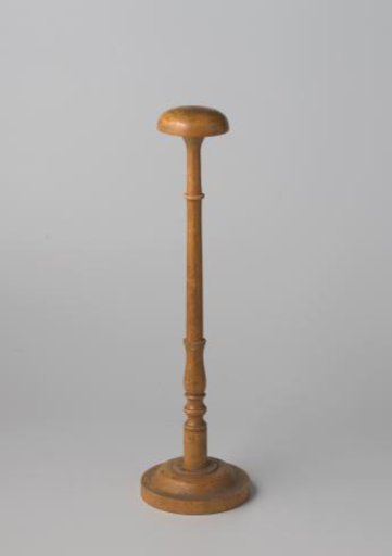 Hat Stand of Lightly Varnished Wood