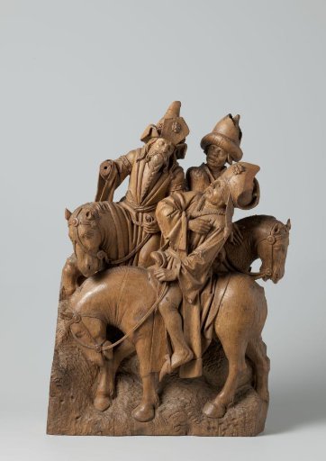 Three Horsemen from a Calvary
