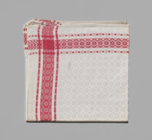 Linen damask finger towel