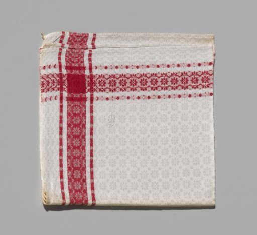 Linen damask finger towel