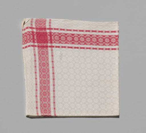 Linen damask finger towel