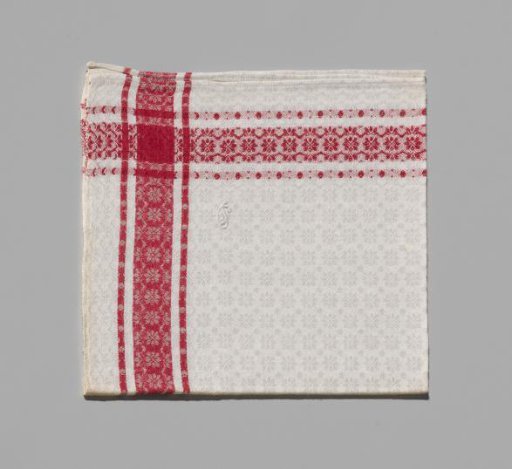 Linen damask finger towel