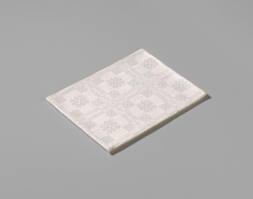 Linen napkin with pelican pattern