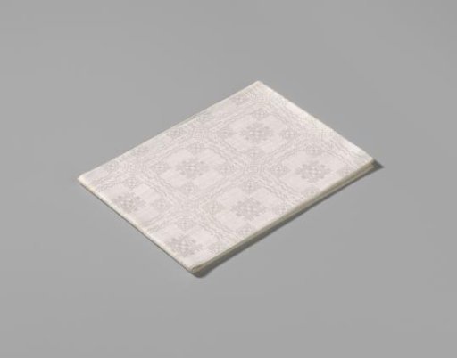 Towel of white linen