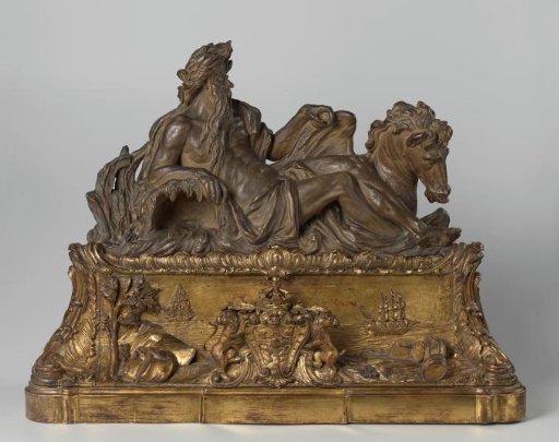 Neptune with a seahorse