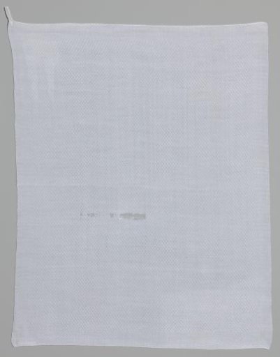 Towel of white linen