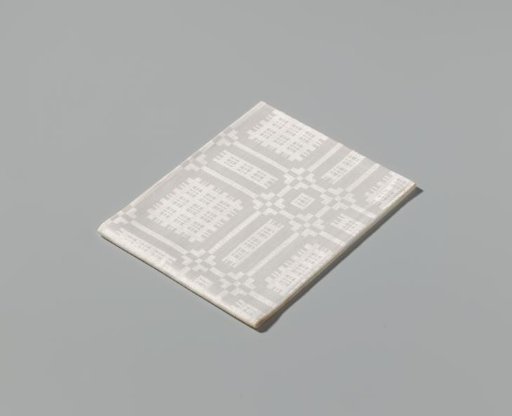 Linen napkin with pattern