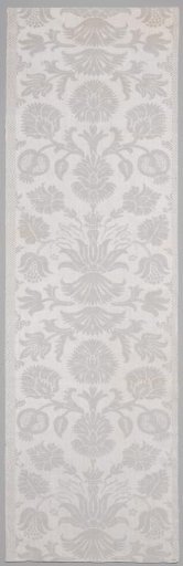 Handkerchief of white linen damask