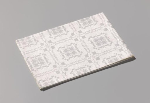 Linen napkin with pelican pattern