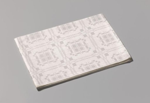 Linen napkin with pelican pattern