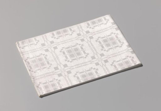 Linen napkin with pelican pattern