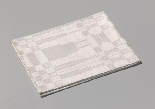Linen napkin with a pear pattern
