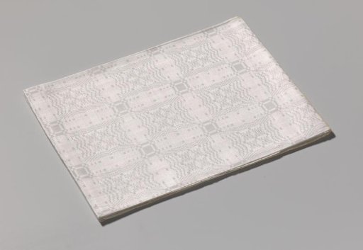 Linen napkin with pelican pattern
