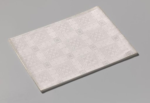 Linen napkin with pelican pattern
