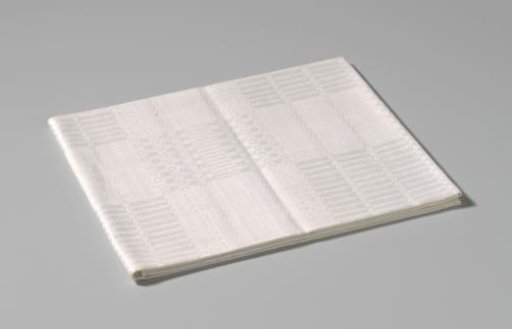 Linen napkin with pelican pattern