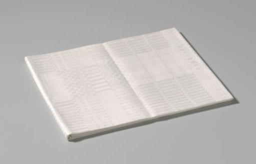 Linen napkin with pelican pattern