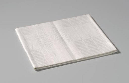 Linen napkin with pelican pattern