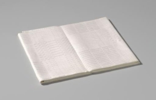Linen napkin with pelican pattern