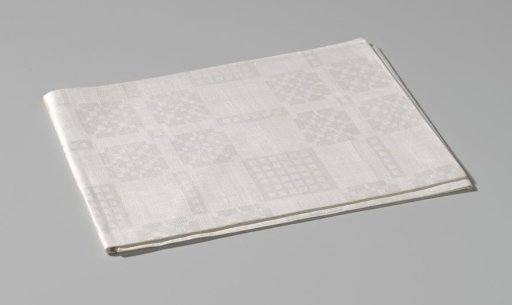White linen napkin