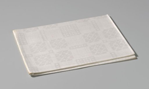Linen napkin with pelican pattern