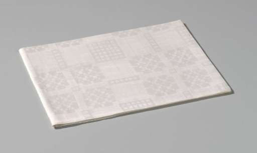 Linen napkin with skin pattern