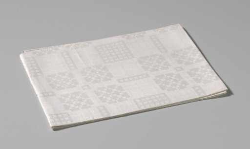 Linen napkin with skin pattern