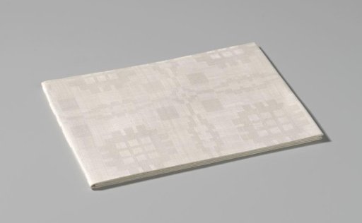 Linen napkin with skin pattern