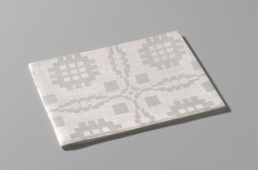 Linen napkin with pellet pattern