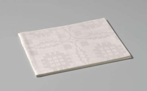 Linen napkin with pellet pattern