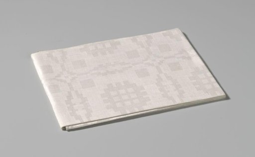 Linen napkin with pellet pattern