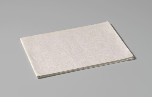 Linen napkin with pellet pattern